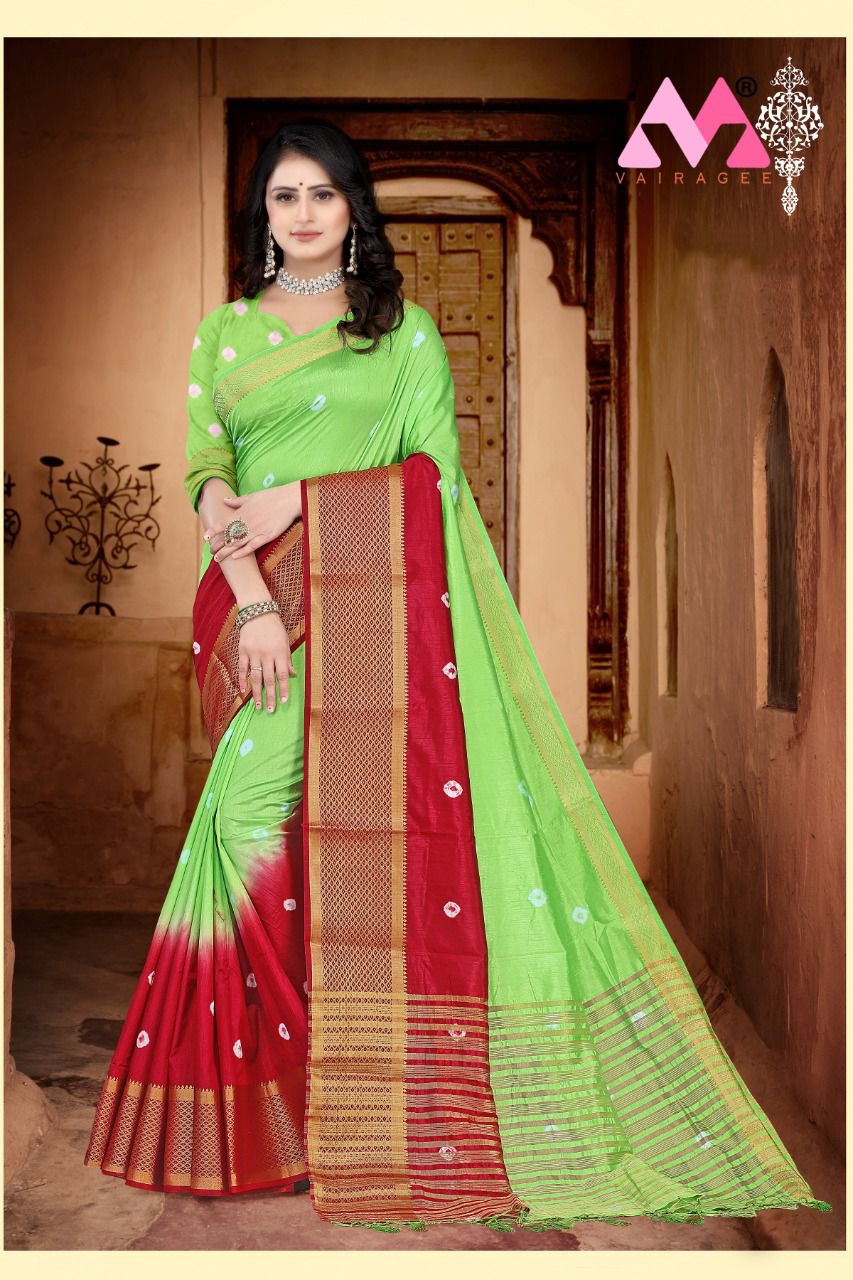 Sravya 2 Designer Festive Wear Vallabhi Silk Latest Saree Collection